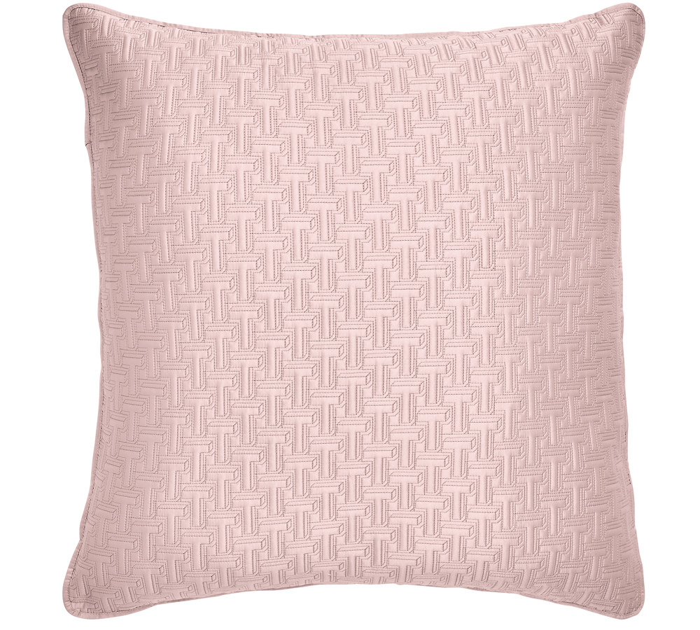 Ted Baker T Quilted Soft Pink Pillow Sham